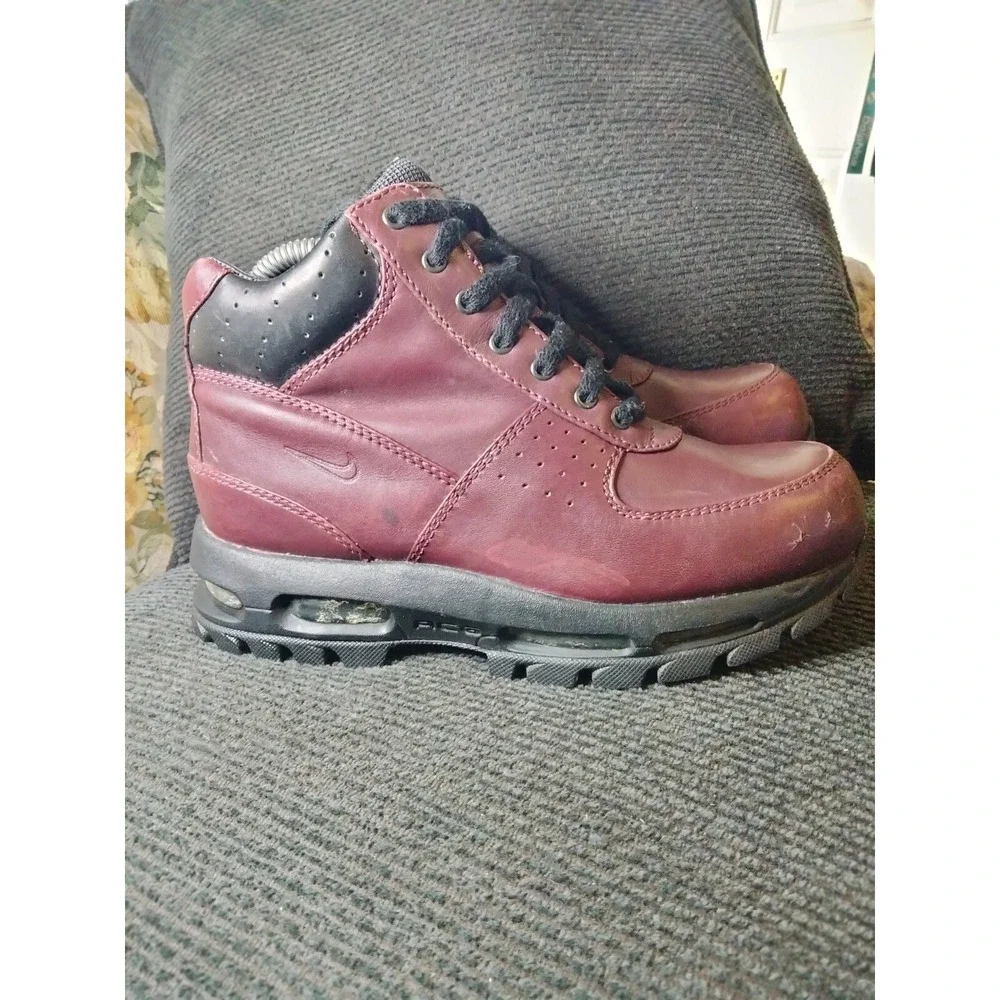 Nike Shoes Youth 5Y/W6.5 Air Max Goadome ACG 429744-600‎ Boots Burgundy Leather